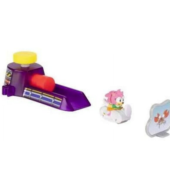 Sonic The Hedgehog Go Go Racers Classic Amy Mini Launchers - Picture 3 of 3